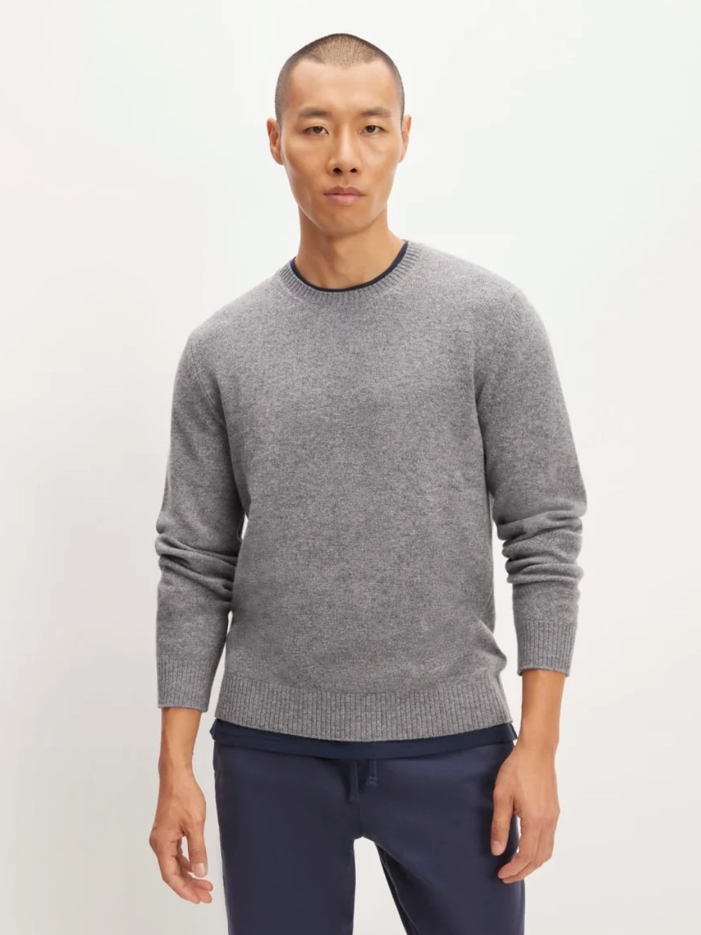 Everlane Premium Merino Crew Neck Sweater Wool Medium Mens